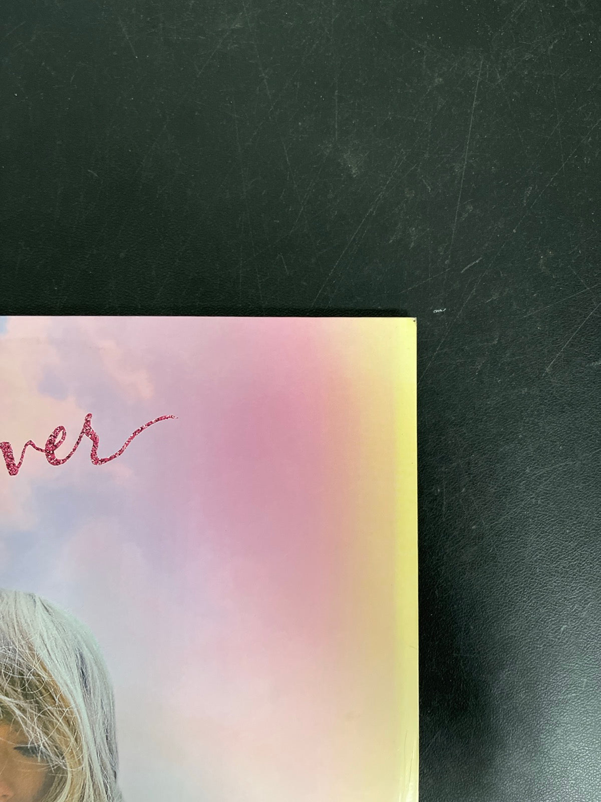 FRONT_TR - Taylor Swift - Lover Pink/Blue Vinyl ReIssue USED NOT TESTED