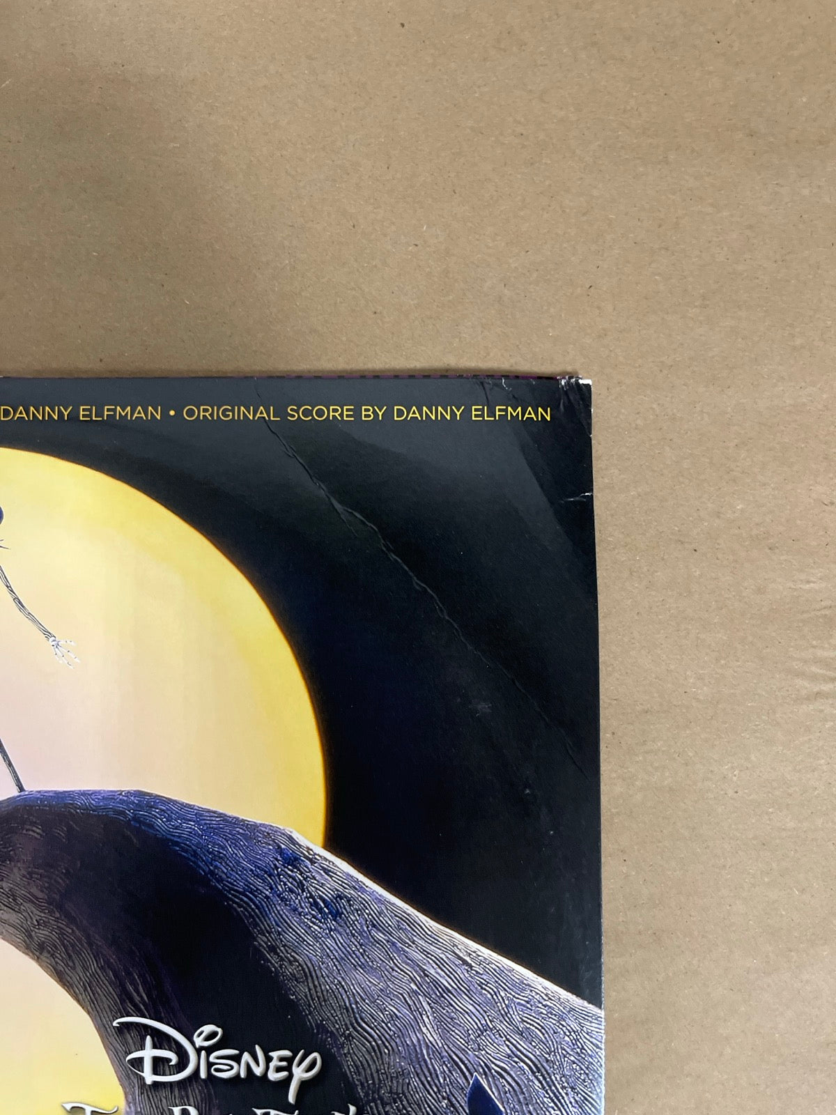 FRONT_TR - Danny Elfman - Tim Burton's The ... LE Purple/Yellow Vinyl USED NOT TESTED