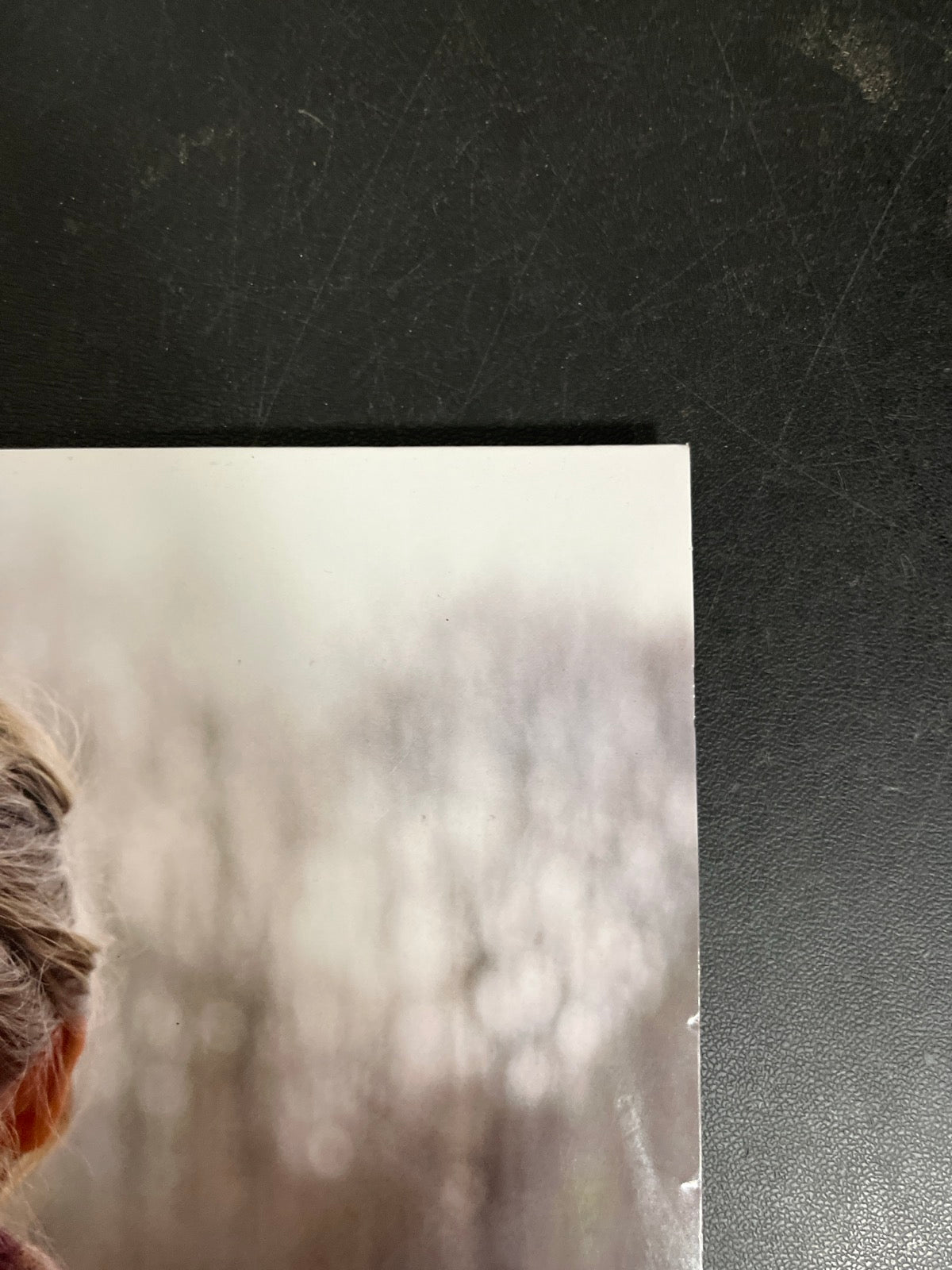 FRONT_TR - Taylor Swift - Evermore LE Translucent Red Etched Vinyl USED NOT TESTED