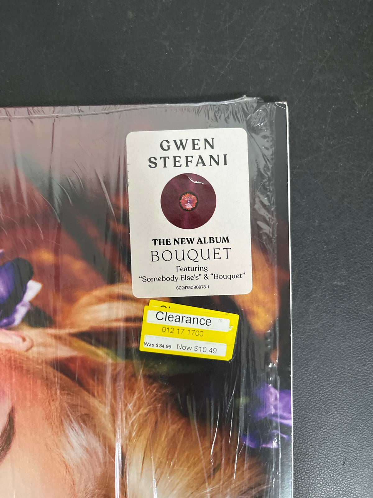 FRONT_TR - Gwen Stefani - Bouquet LE Orchid Etched Numbered Vinyl USED NOT TESTED