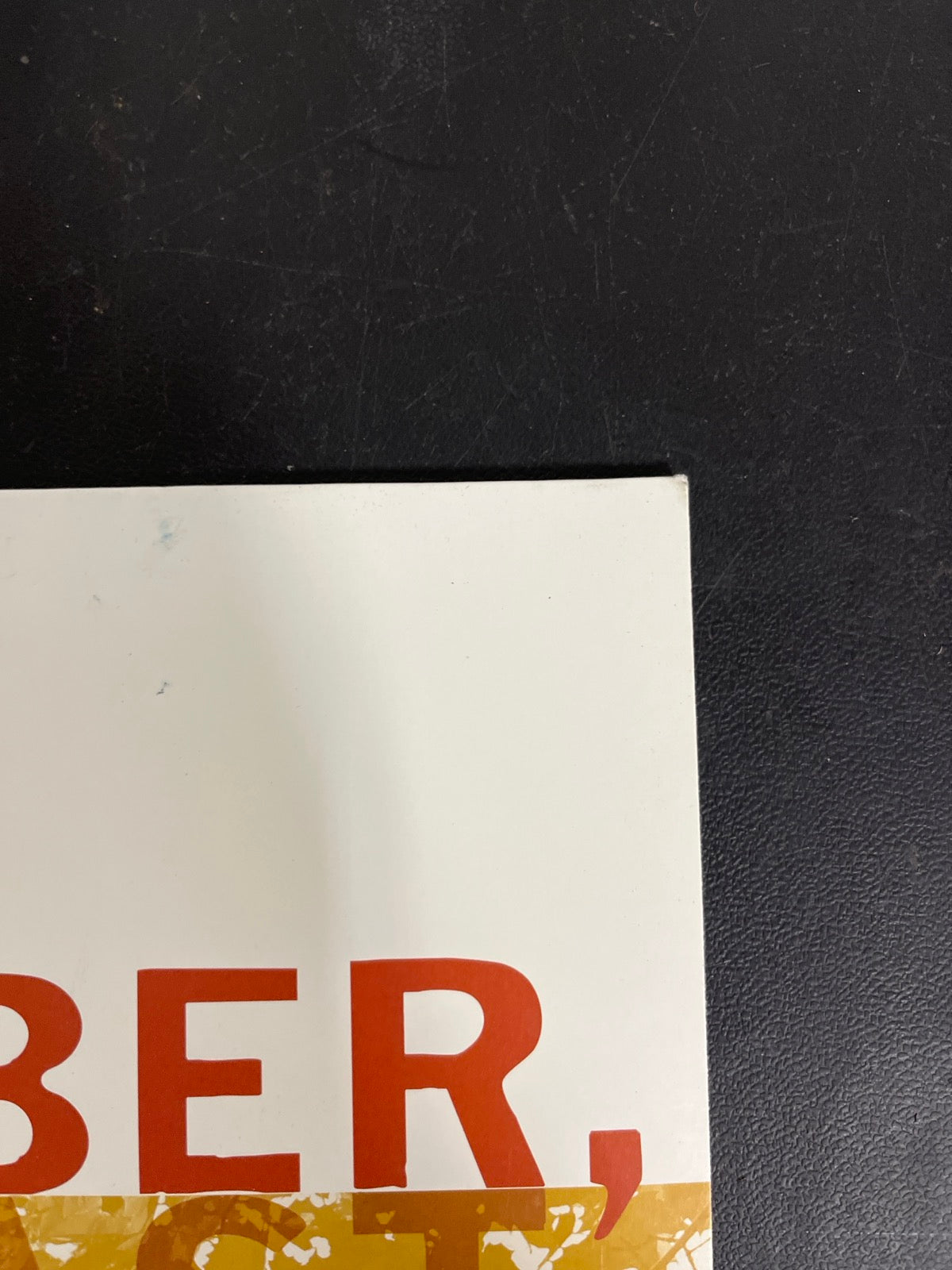 FRONT_TR - October, At Last LE Vinyl USED NOT TESTED