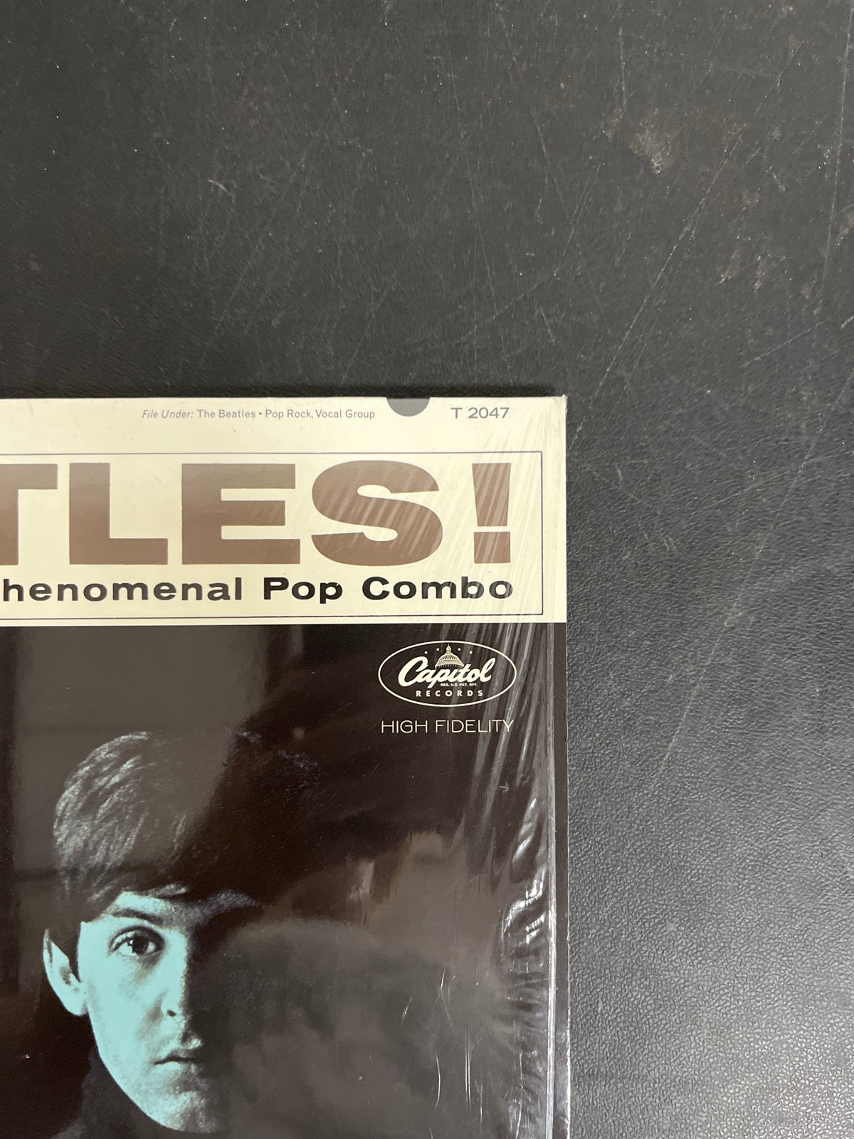 FRONT_TR - The Beatles - Meet The Beatles! 180gm Blue Vinyl USED NOT TESTED