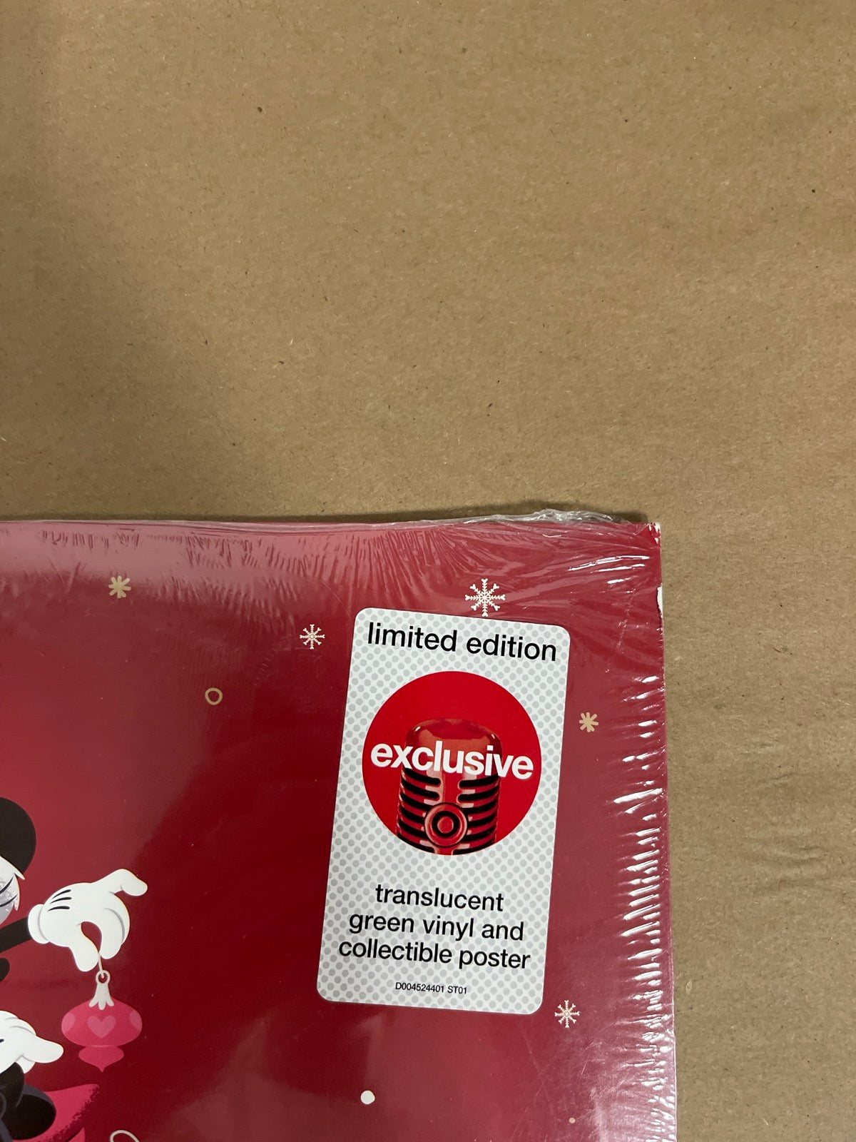 FRONT_TR - Disney Holiday Celebration Green Vinyl USED NOT TESTED