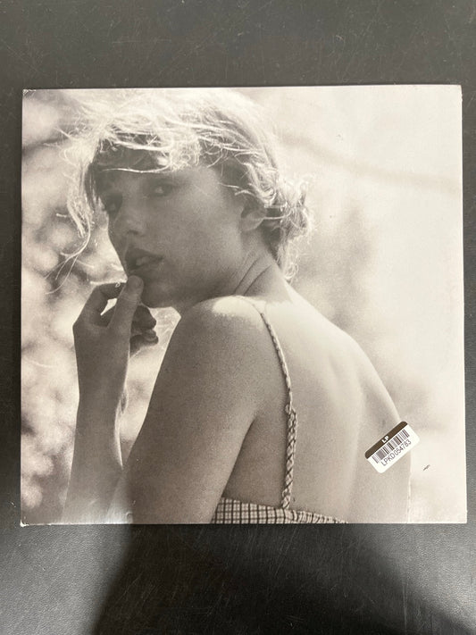 FRONT - Taylor Swift - Folklore LE Red Etched Vinyl USED NOT TESTED