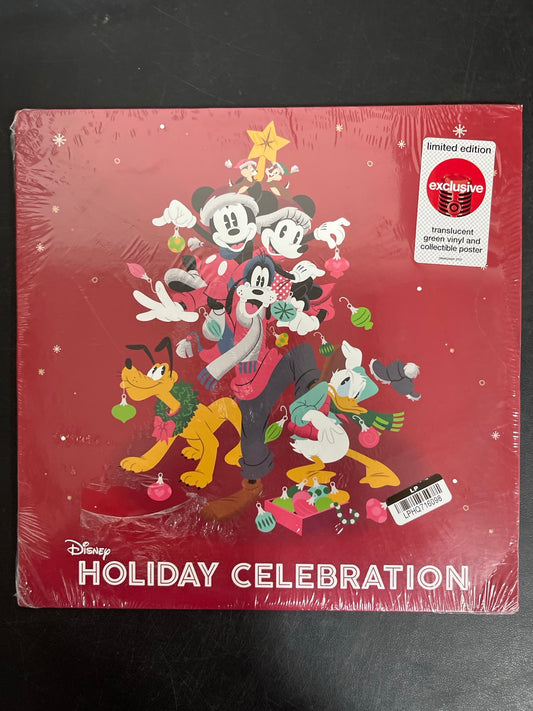 FRONT - Disney Holiday Celebration Green Vinyl USED NOT TESTED