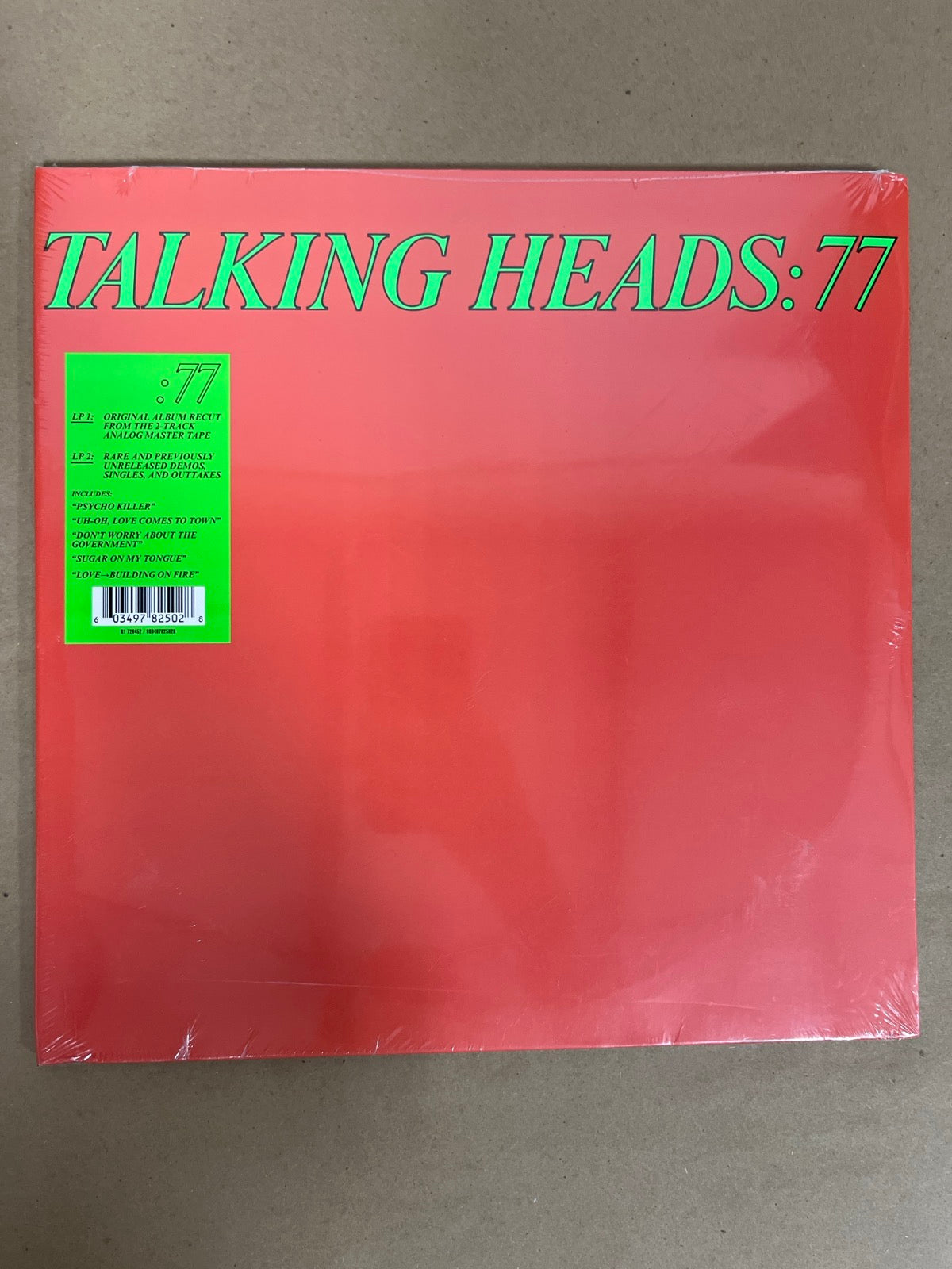 FRONT - Talking Heads - Talking Heads: 77 Reissue Vinyl SEALED NOT TESTED