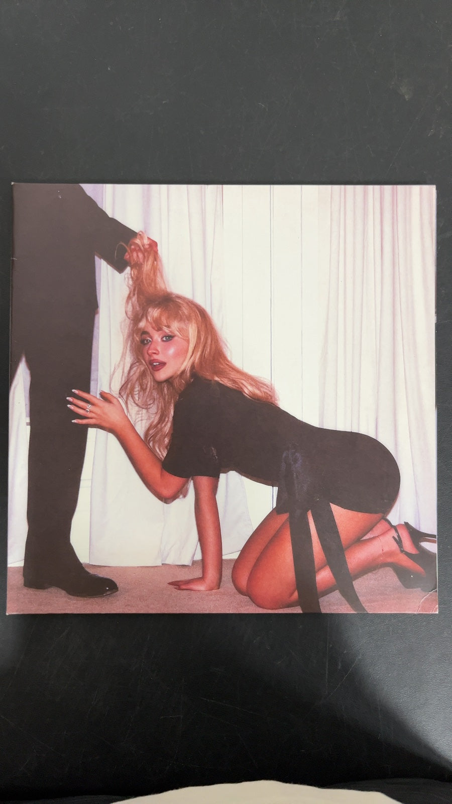 FRONT - Sabrina Carpenter - Man's Best Friend LE White Vinyl USED NOT TESTED