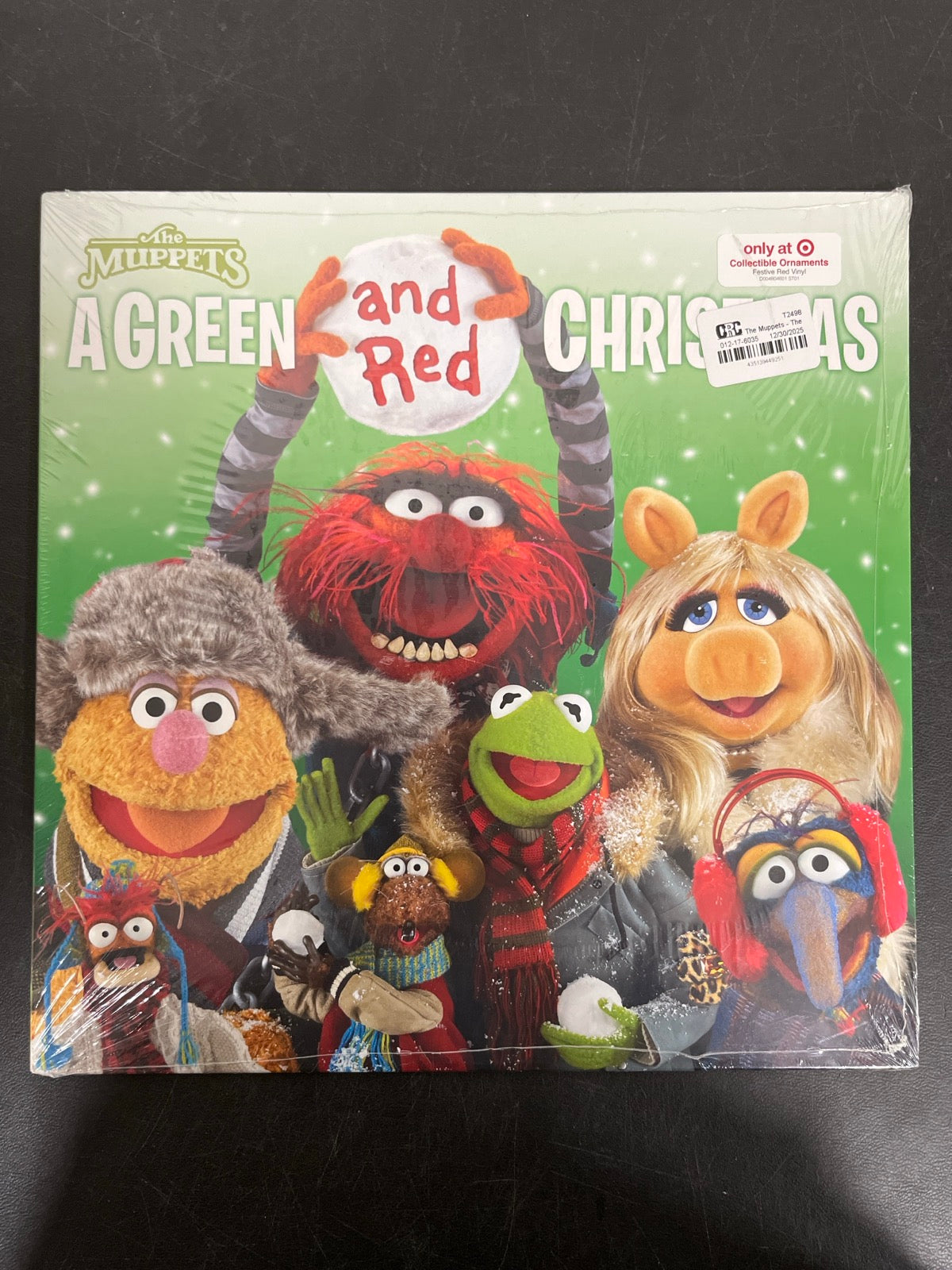 FRONT - The Muppets - A Green and Red Christmas LE Red Vinyl SEALED NOT TESTED