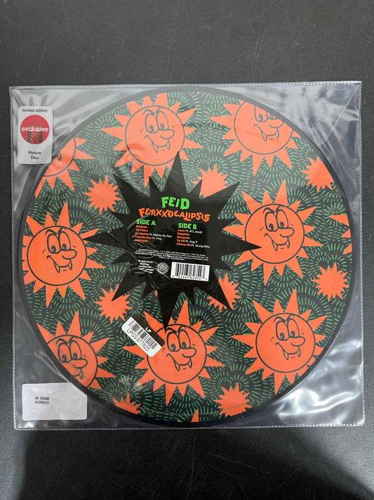 FRONT - Feid - Ferxxocalipsis LE Picture Disc Vinyl USED NOT TESTED