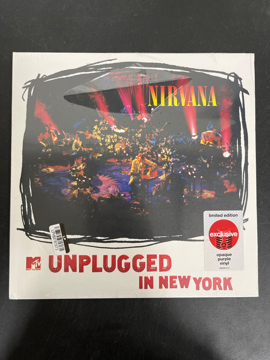 FRONT - Nirvana - MTV Unplugged In New York Live Purple Vinyl SEALED NOT TESTED