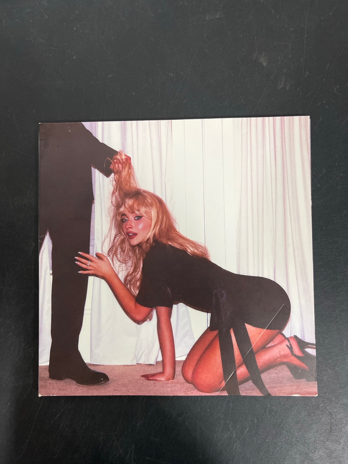 FRONT - Sabrina Carpenter - Man's Best Friend LE White Vinyl USED NOT TESTED