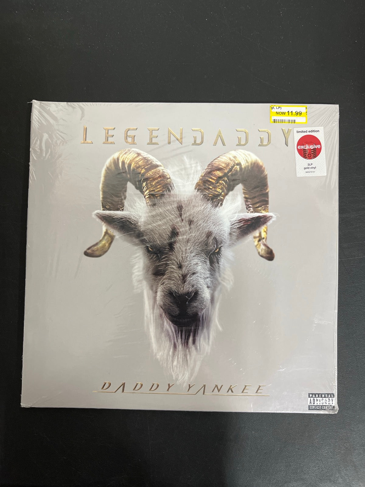 FRONT - Daddy Yankee - Legendaddy Gold Vinyl SEALED NOT TESTED