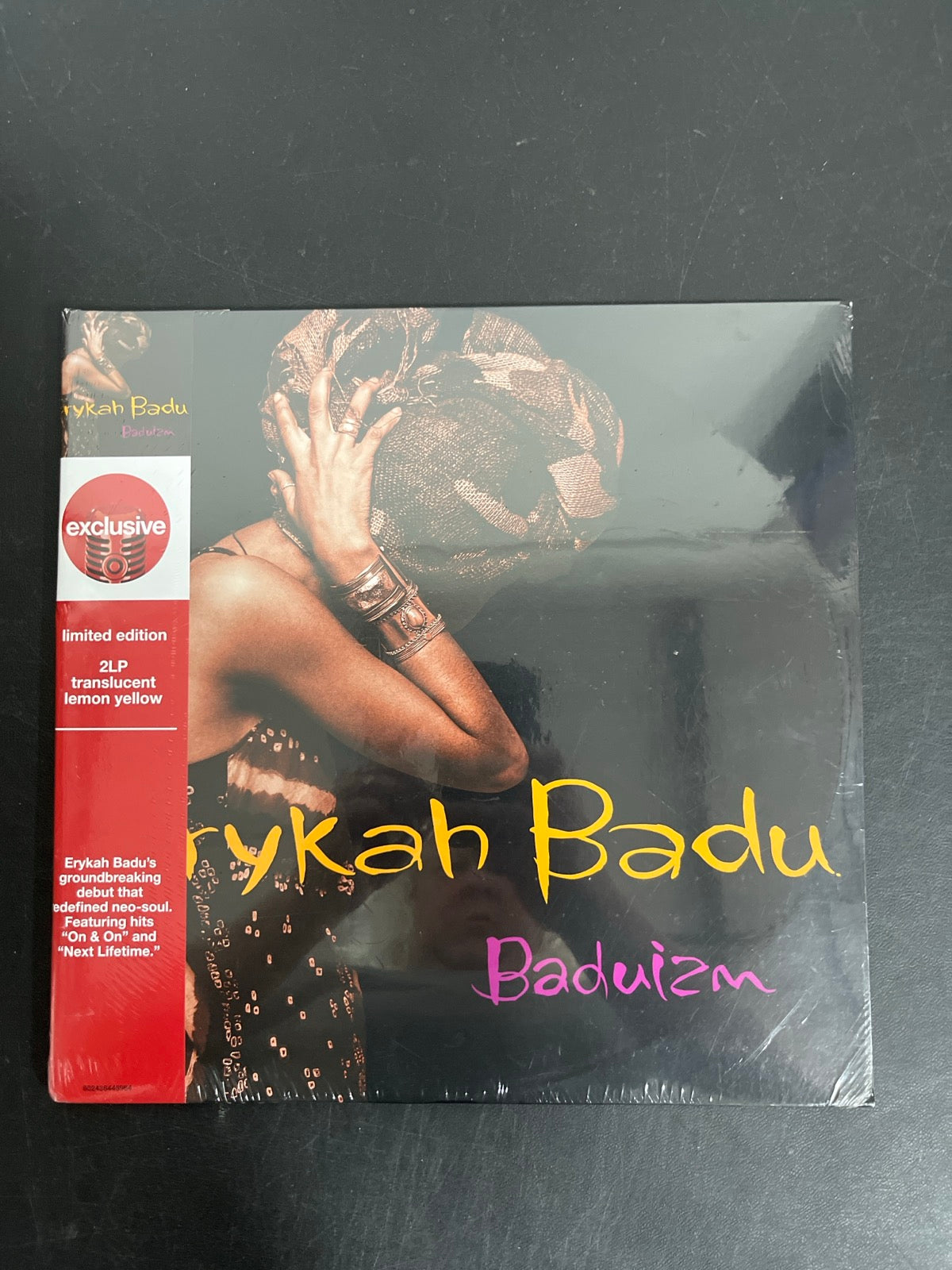 FRONT - Erykah Badu - Baduizm LE Yellow Vinyl SEALED NOT TESTED