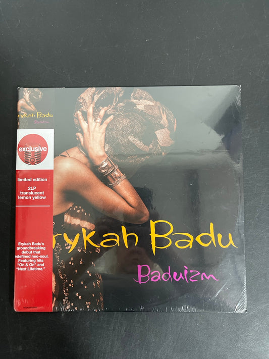 FRONT - Erykah Badu - Baduizm LE Yellow Vinyl SEALED NOT TESTED