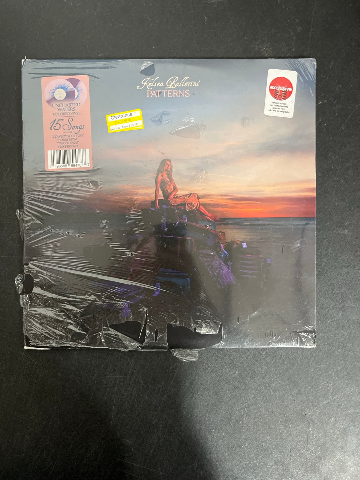FRONT - Kelsea Ballerini - Patterns LE Uncharted Waters Vinyl USED NOT TESTED