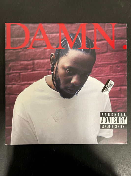 FRONT - Kendrick Lamar - DAMN. LE 180gm Green Vinyl USED NOT TESTED