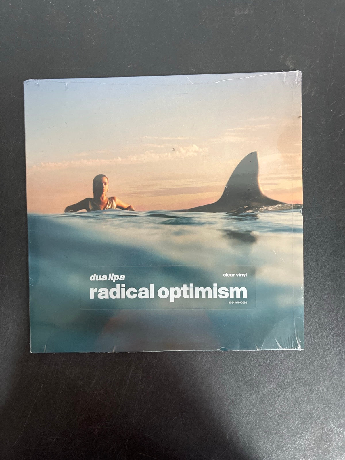 FRONT - Dua Lipa - Radical Optimism LE Clear Vinyl USED NOT TESTED