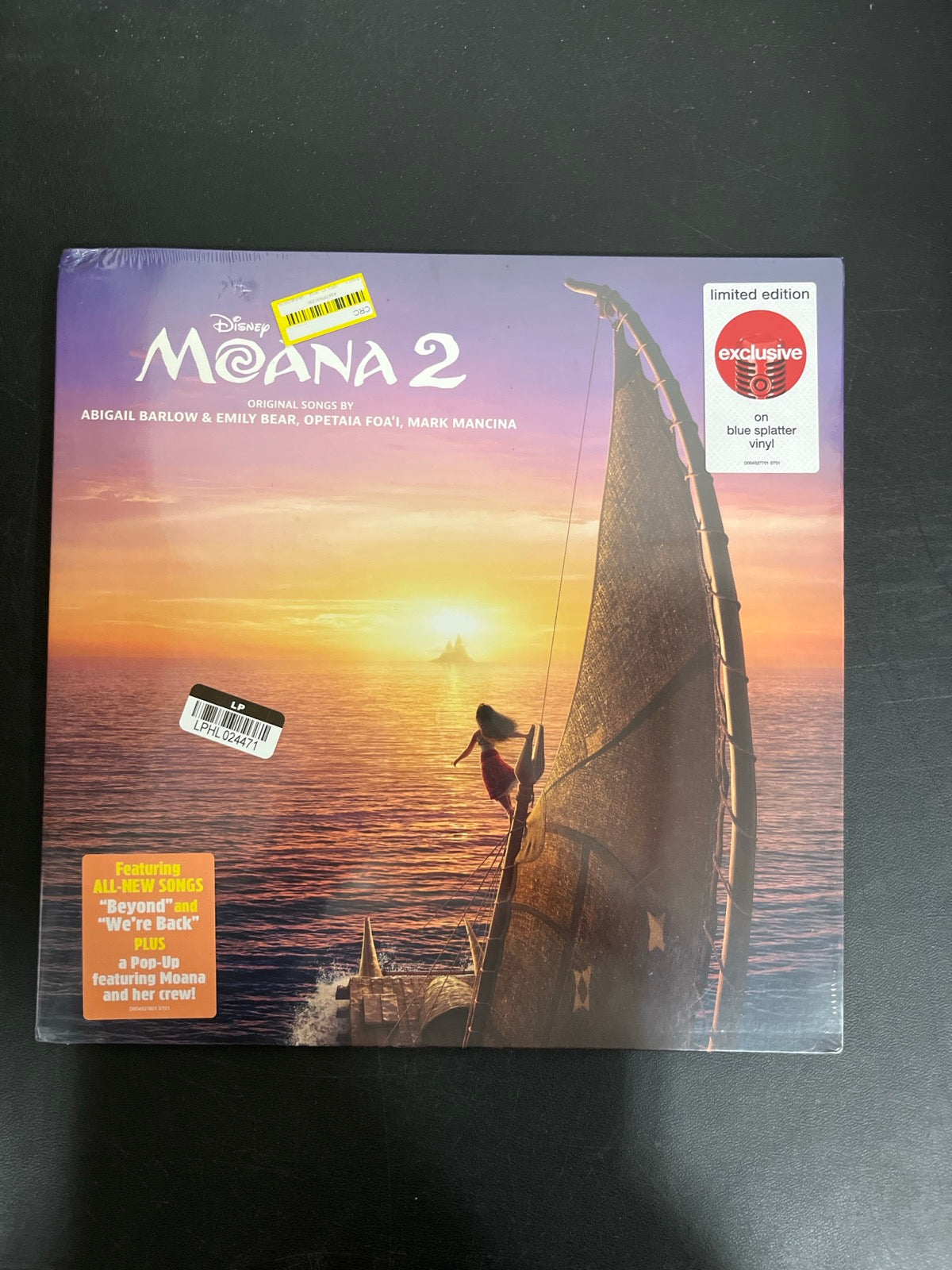 FRONT - Moana 2 LE Blue Vinyl USED NOT TESTED