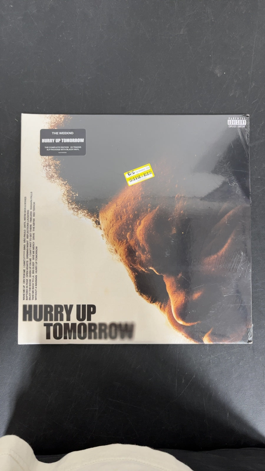 FRONT - The Weeknd - Hurry Up Tomorrow Black Vinyl SEALED NOT TESTED
