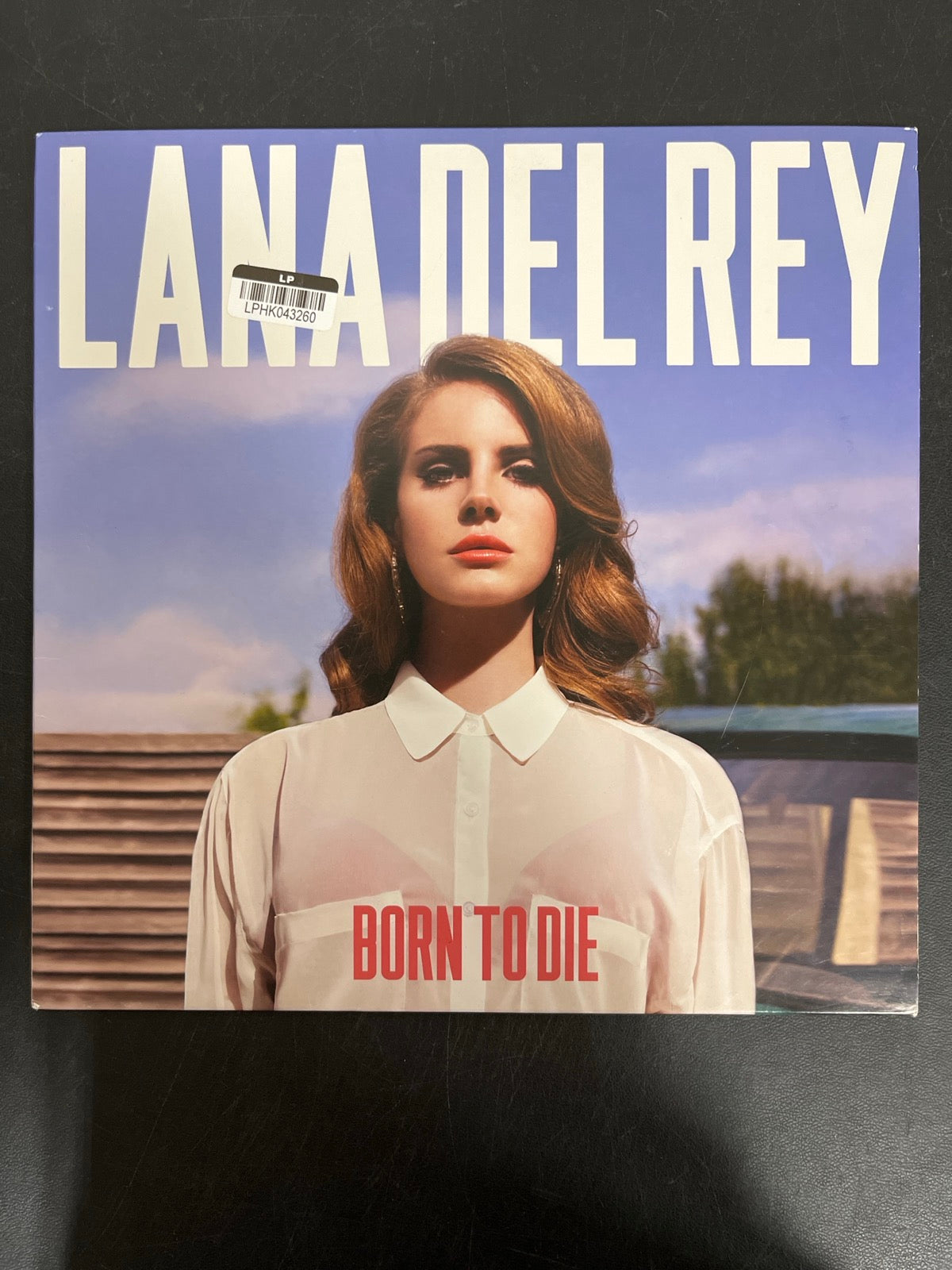 FRONT - Lana Del Rey - Born To Die LE Red Vinyl USED NOT TESTED