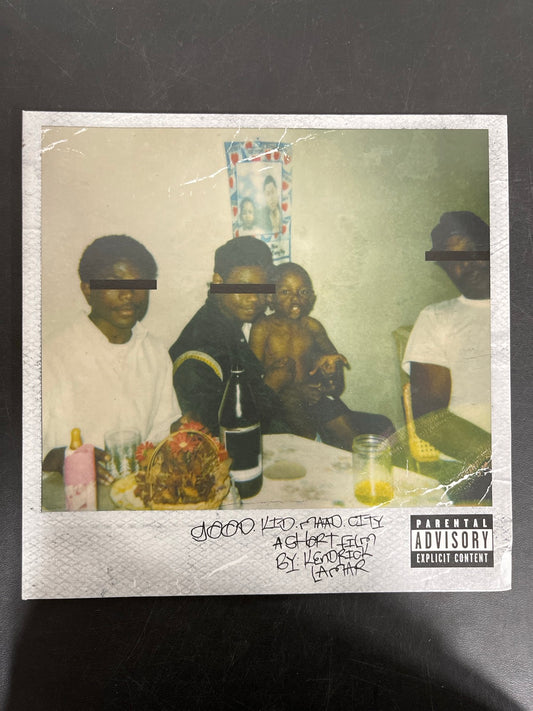 FRONT - Kendrick Lamar - good kid, m.A.A.d city LE Red Vinyl USED NOT TESTED