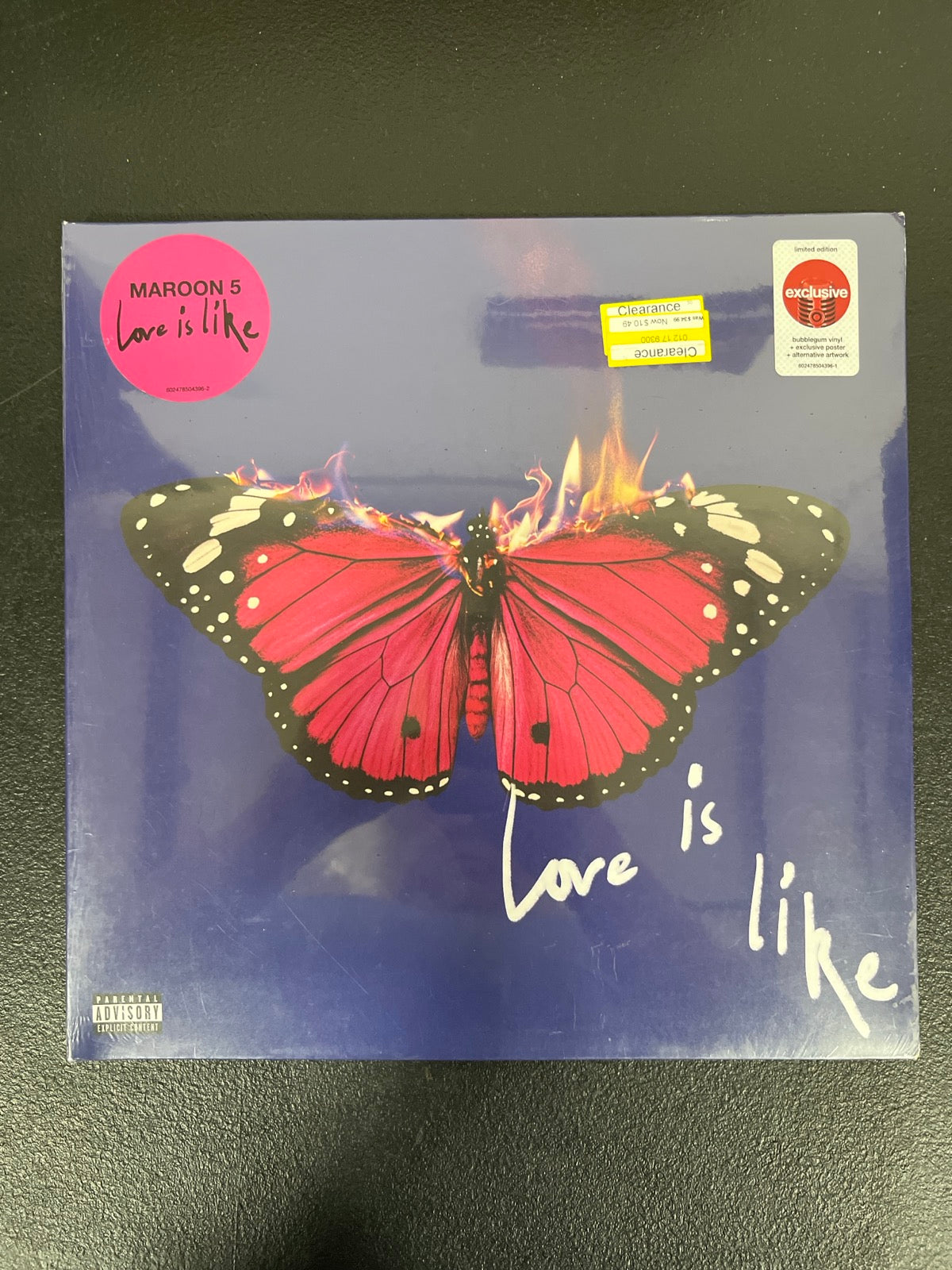 FRONT - Maroon 5 - Love Is Like LE Vinyl SEALED NOT TESTED