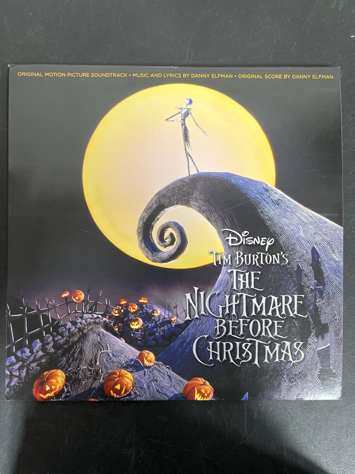 FRONT - Danny Elfman - Tim Burton's The ... LE Purple/Yellow Vinyl USED NOT TESTED