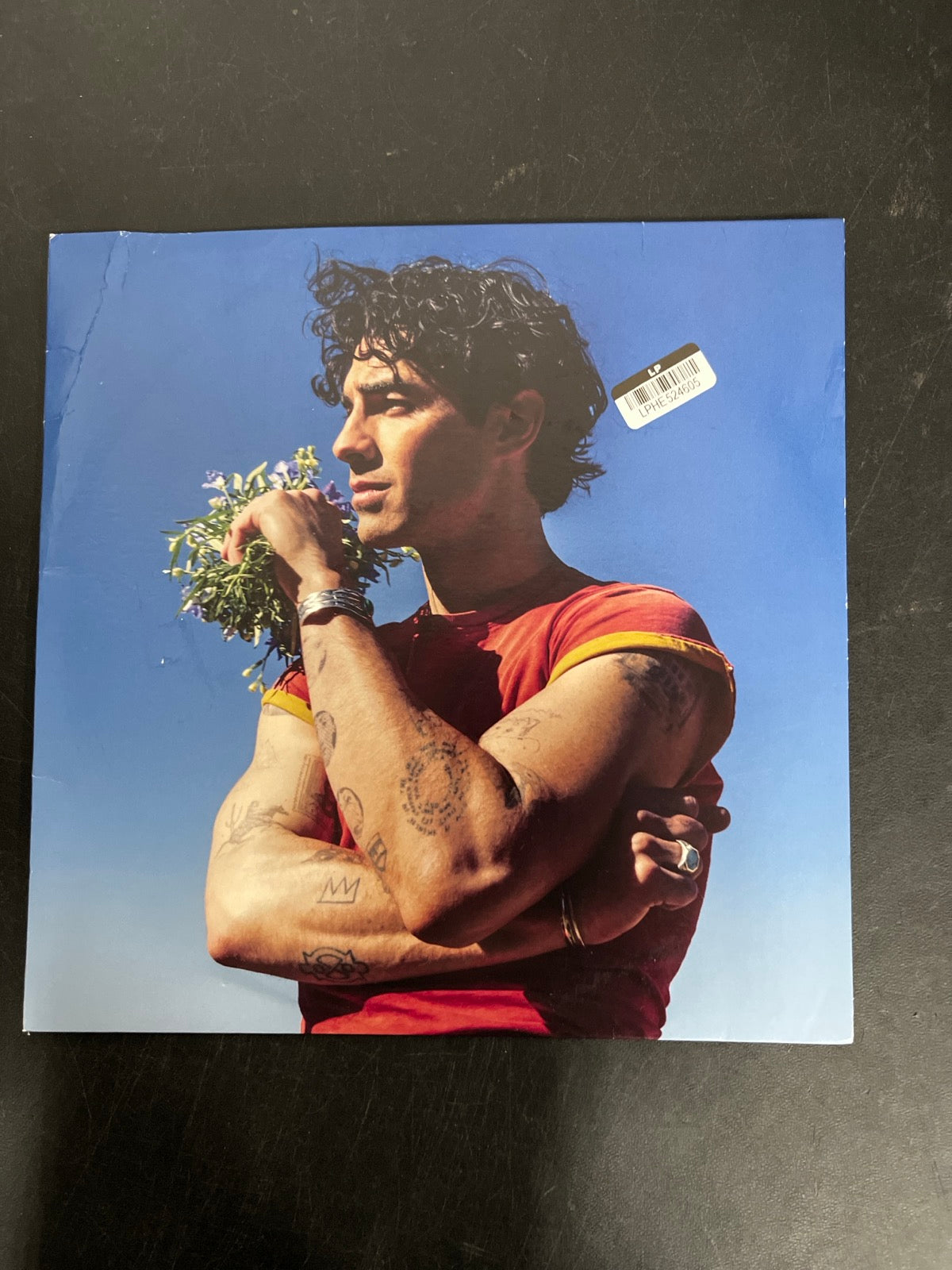 FRONT - Joe Jonas - Music for People Who ... Target Exclusive Blue Vinyl USED NOT TESTED