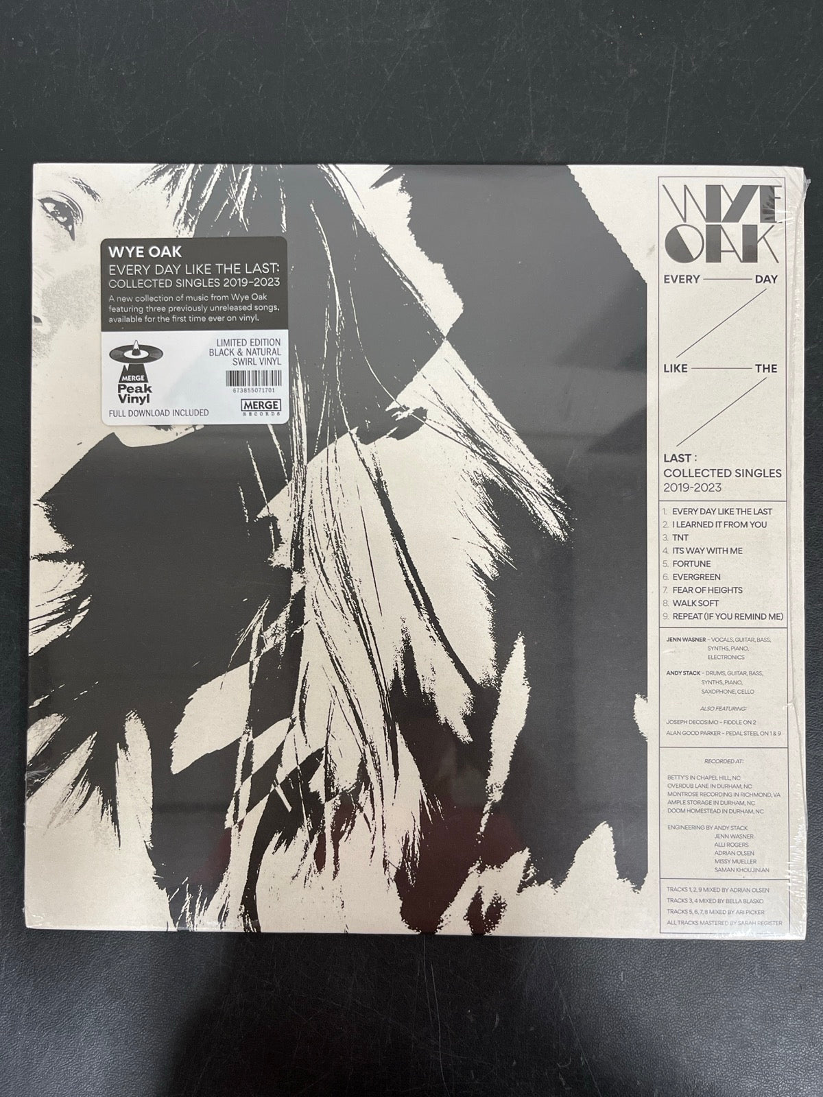 FRONT - Wye Oak - Every Day Like ... LE Black / Natural Swirl Vinyl SEALED NOT TESTED