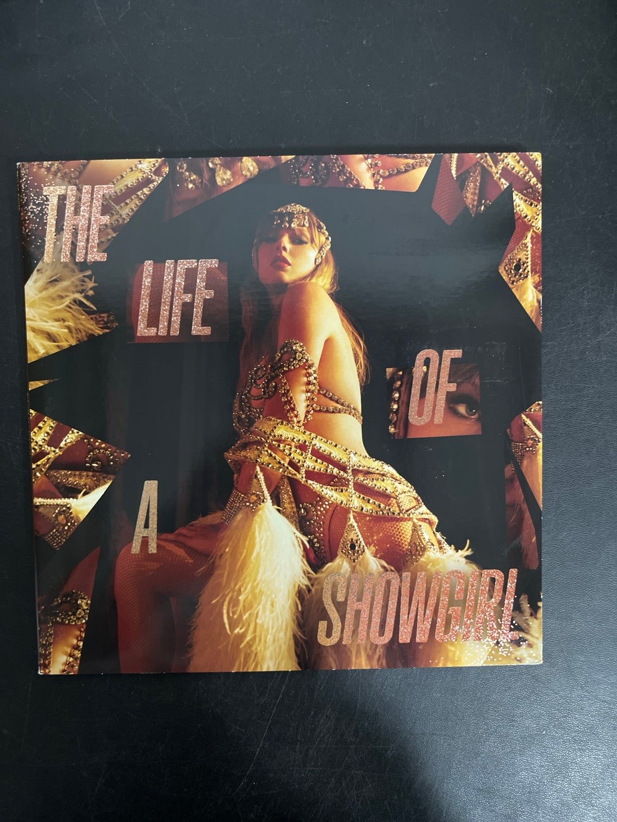 FRONT - Taylor Swift - The Life of a ... LE 180gm Pink Yellow Vinyl USED NOT TESTED