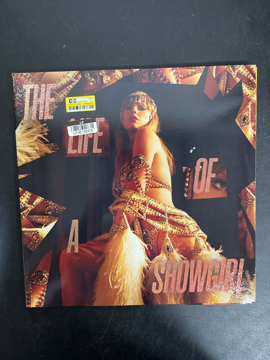 FRONT - Taylor Swift - The Life of a ... LE 180gm Pink Yellow Vinyl USED NOT TESTED
