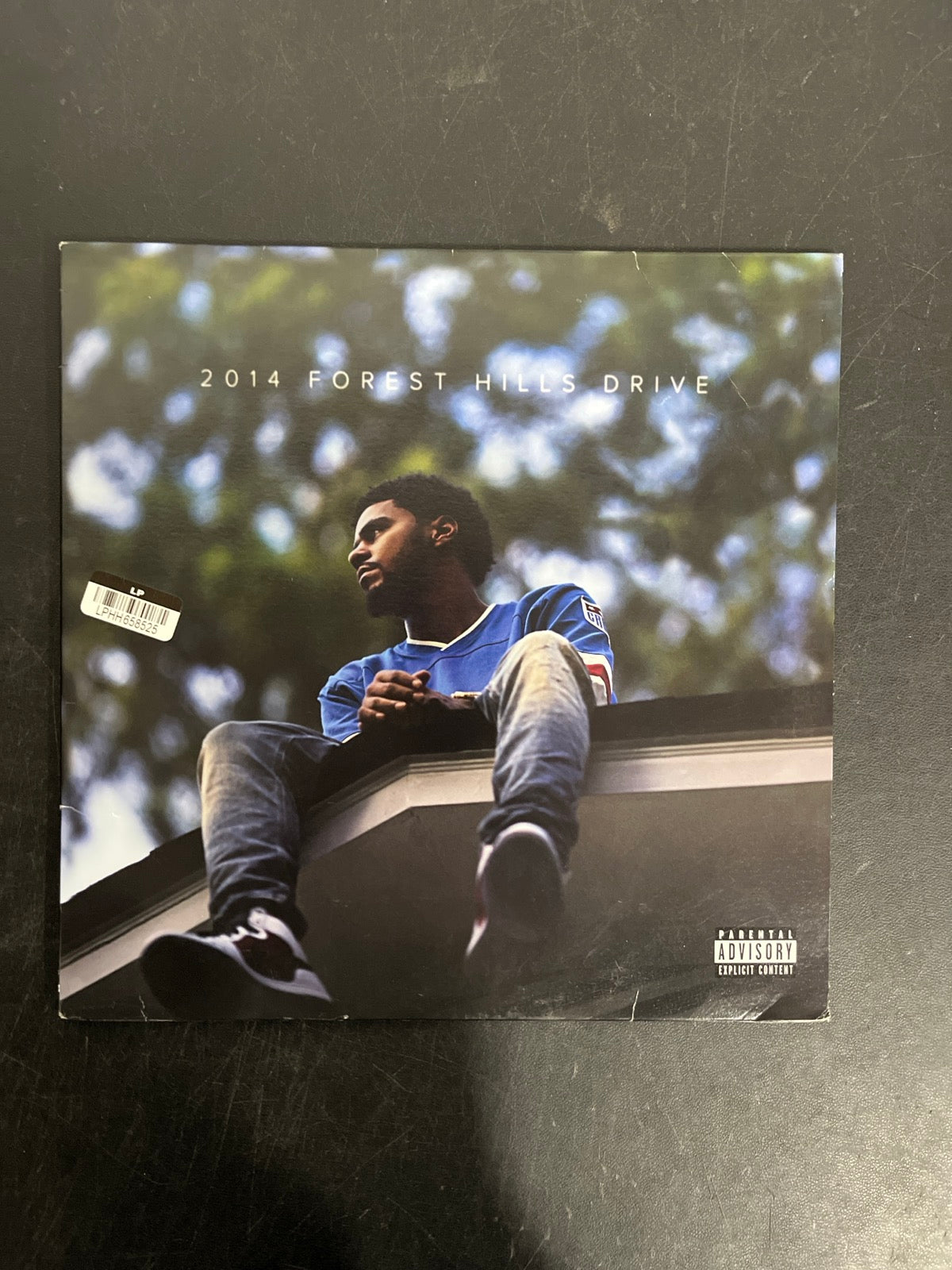 FRONT - J. Cole - 2014 Forest Hills Drive Anniversary Ed. Red Vinyl USED NOT TESTED