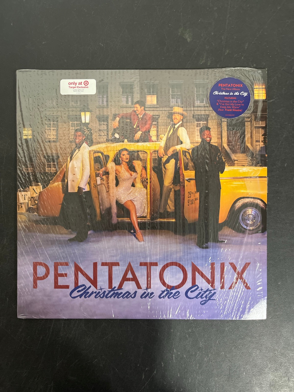 FRONT - Pentatonix - Christmas In The City LE Blue Vinyl DAMAGED NOT TESTED
