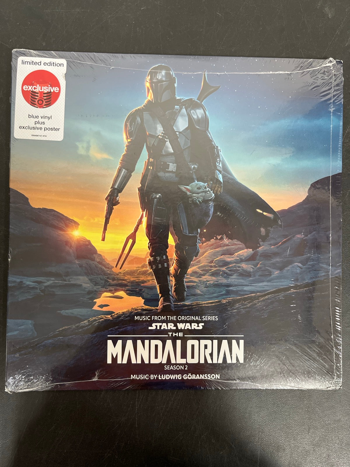 FRONT - Ludwig Göransson - Star Wars: The Mandaloria ... LE Blue Vinyl SEALED NOT TESTED