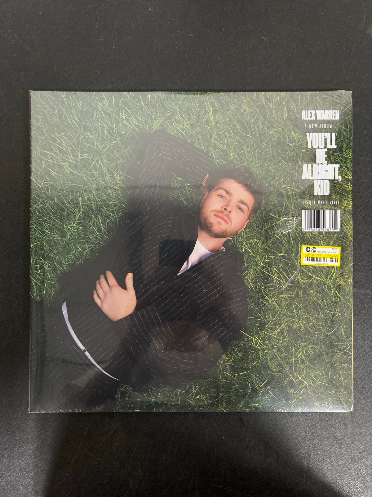 FRONT - Alex Warren - You'll Be Alright Kid LE White Vinyl SEALED NOT TESTED