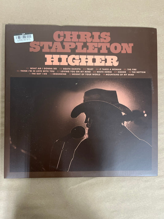 FRONT - Chris Stapleton - Higher Target Exclusive 180gm Pink Vinyl USED NOT TESTED