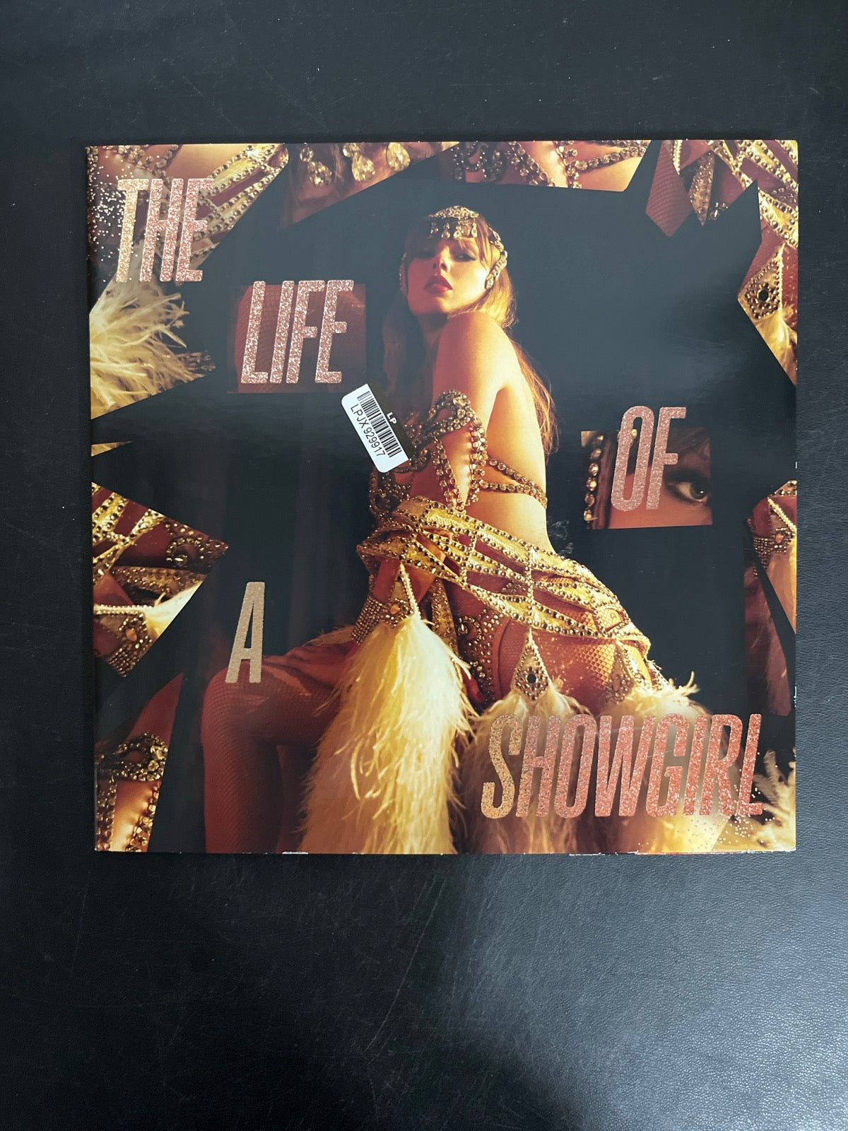 FRONT - Taylor Swift - The Life of a ... LE 180gm Pink Yellow Vinyl USED NOT TESTED