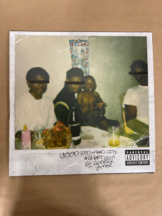 FRONT - Kendrick Lamar - good kid, m.A.A.d city LE Red Vinyl USED NOT TESTED