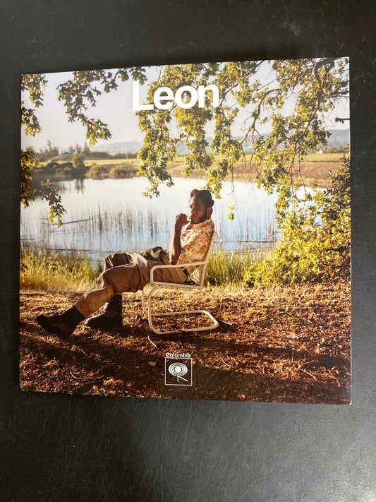 FRONT - Leon Bridges - Leon Collector's Ed. Bone Color Vinyl USED NOT TESTED