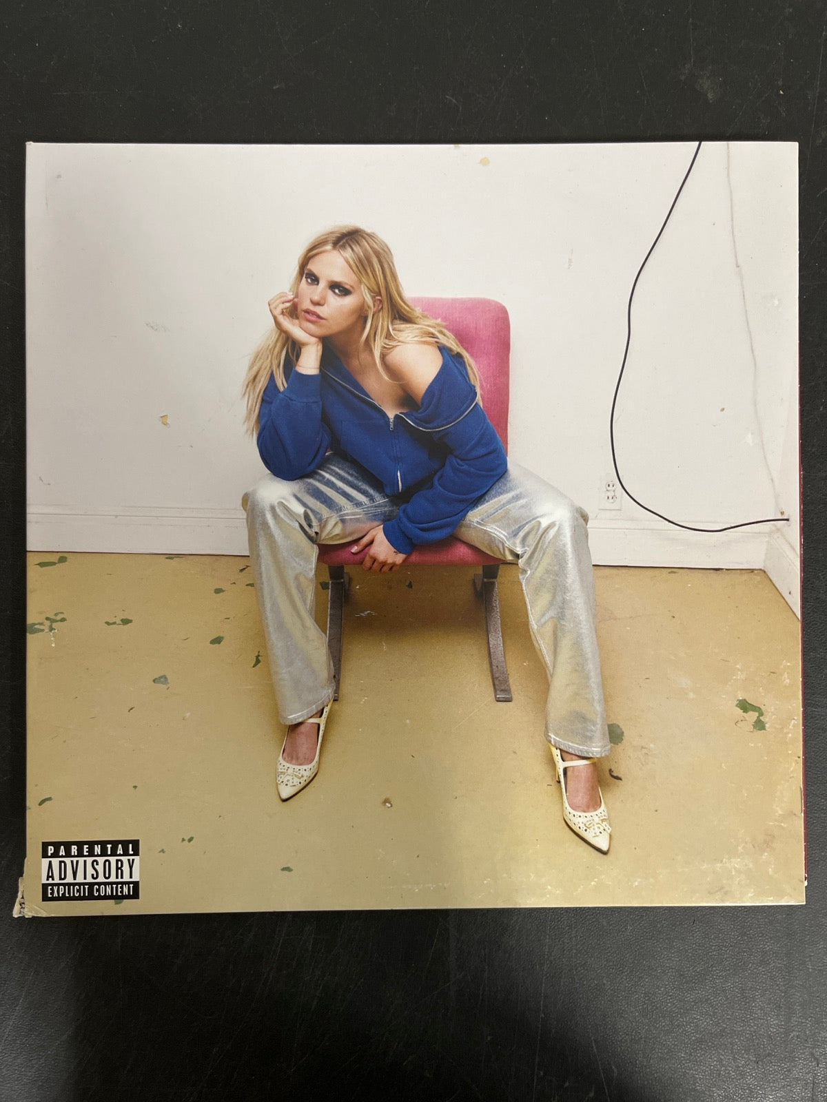 FRONT - Reneé Rapp - Bite Me LE Baby Blue Vinyl USED NOT TESTED