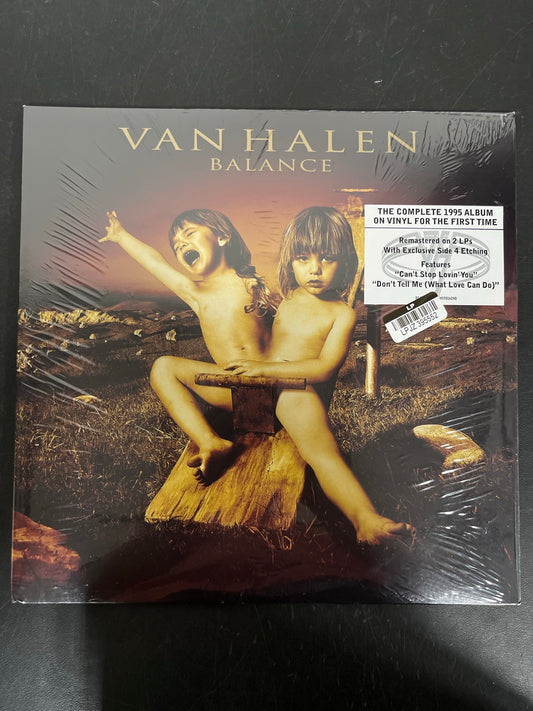 FRONT - Van Halen - Balance Reissue Remastered Vinyl SEALED NOT TESTED