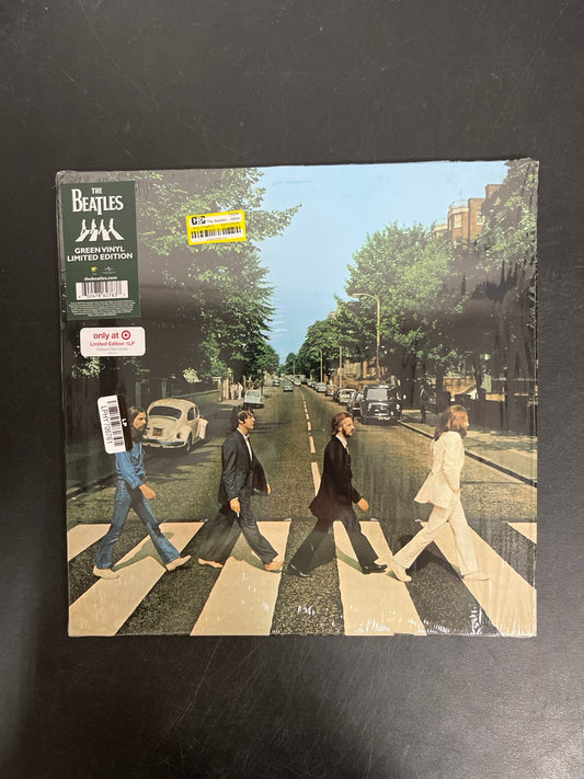 FRONT - The Beatles - Abbey Road LE 180gm Green Vinyl USED NOT TESTED