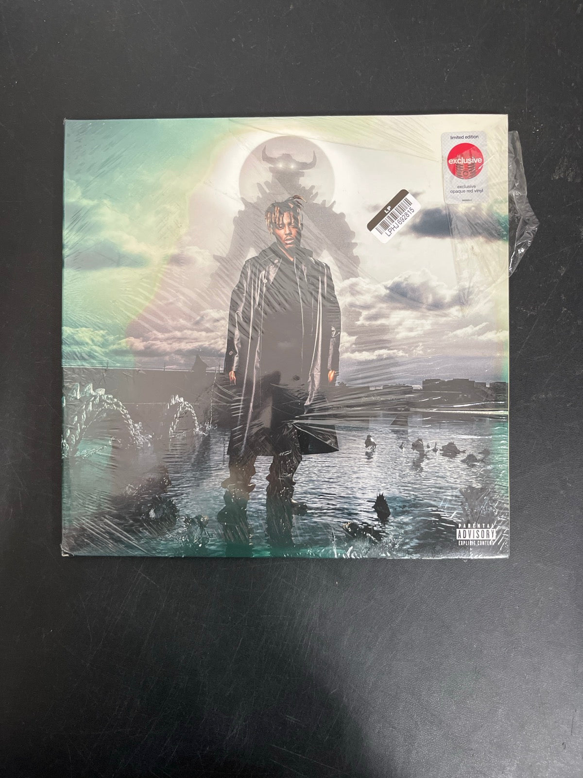 FRONT - Juice WRLD - Fighting Demons LE Opaque Red Vinyl USED NOT TESTED