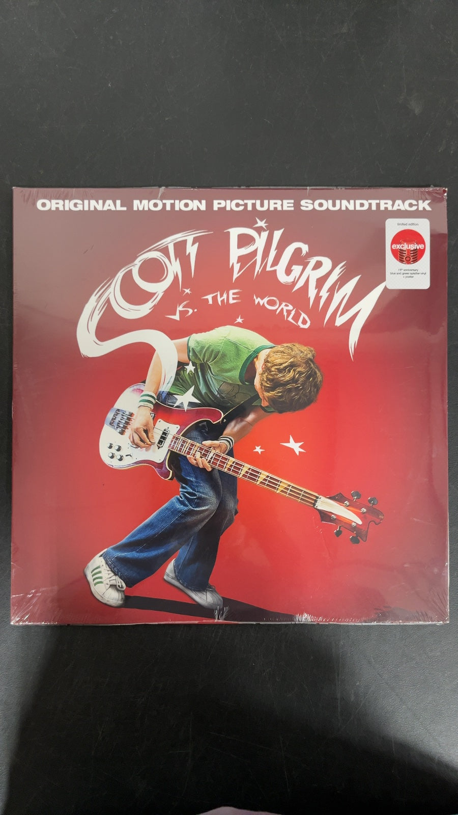 FRONT - Scott Pilgrim vs. the World OST LE Blue/Green Splatter Vinyl SEALED NOT TESTED