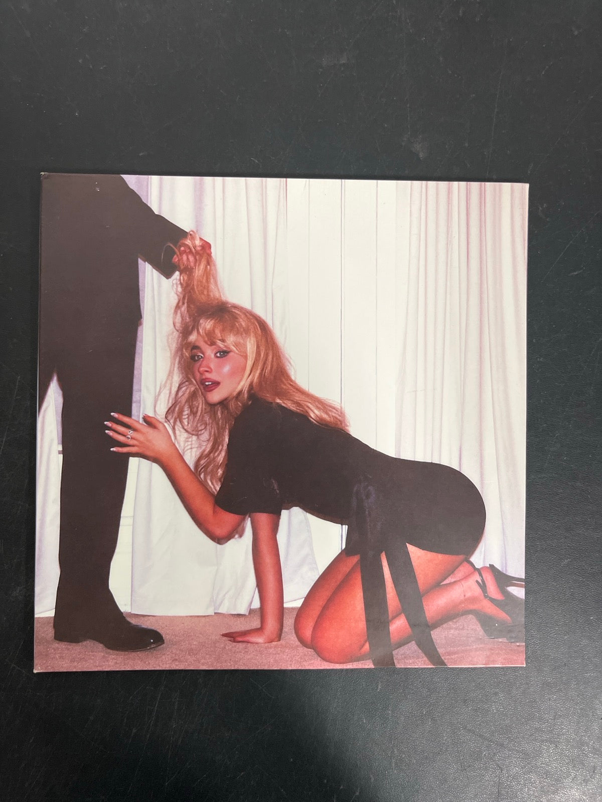 FRONT - Sabrina Carpenter - Man's Best Friend LE White Vinyl USED NOT TESTED