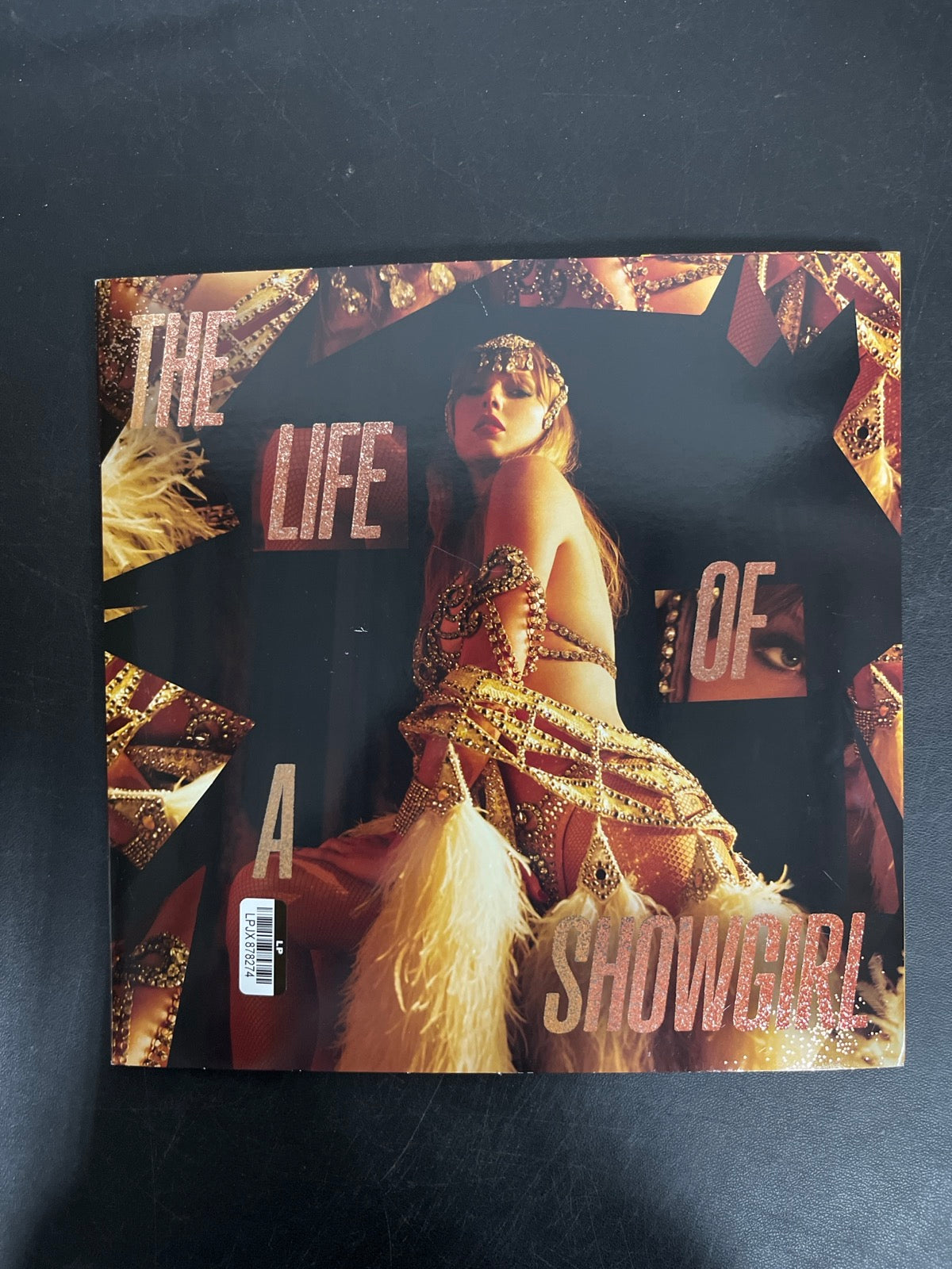 FRONT - Taylor Swift - The Life of a ... LE 180gm Pink Yellow Vinyl USED NOT TESTED