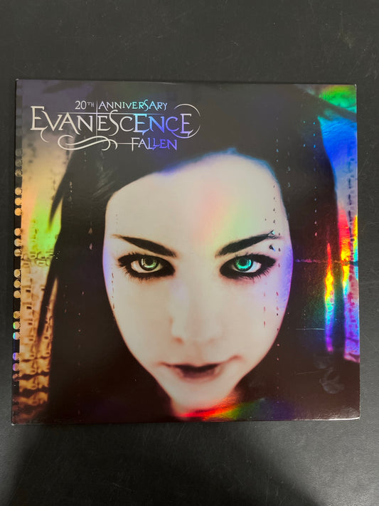 FRONT - Evanescence - Fallen 20th Anniv Ed. Blue Smoke Vinyl USED NOT TESTED