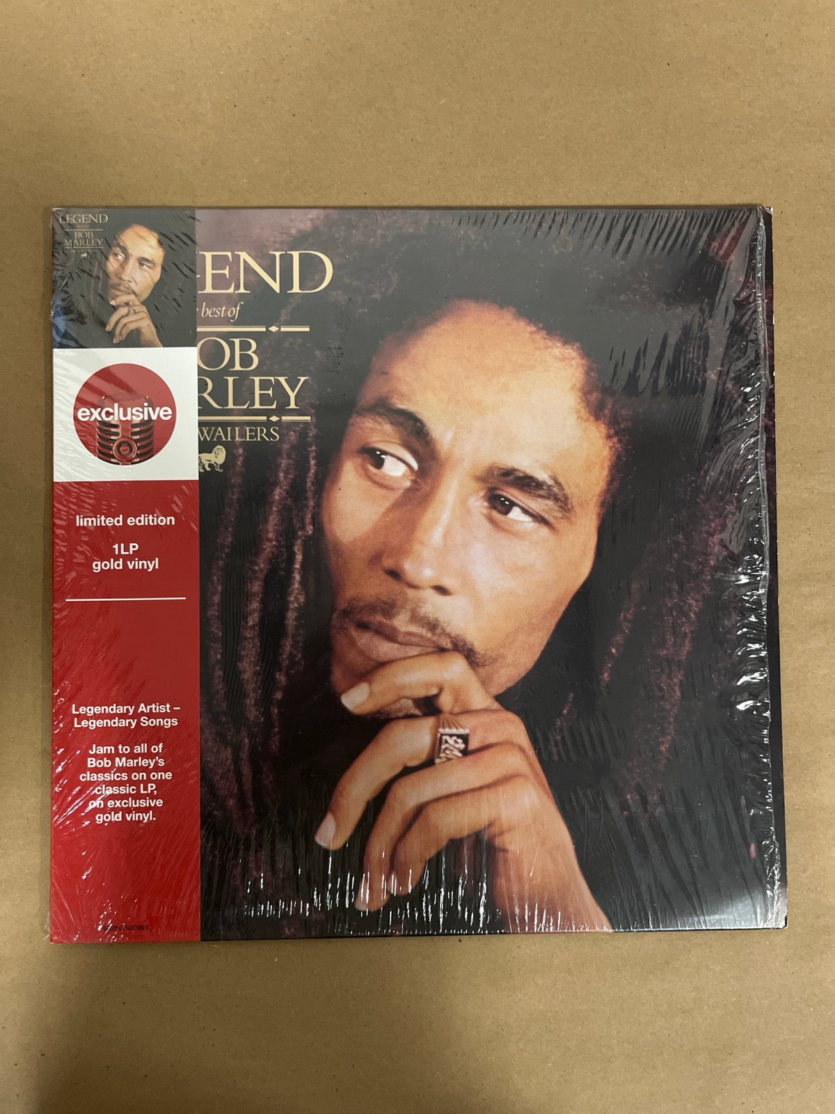 FRONT - Bob Marley & The Wailers - Legend... LE Gold Vinyl USED NOT TESTED