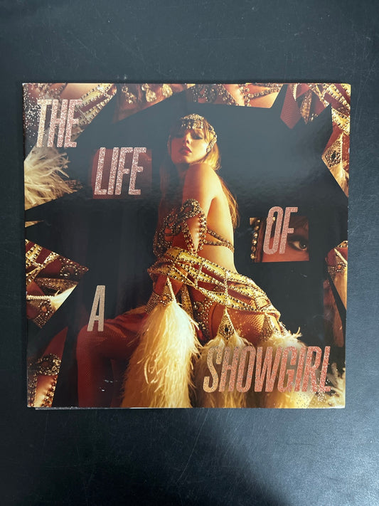 FRONT - Taylor Swift - The Life of a ... LE 180gm Pink Yellow Vinyl USED NOT TESTED