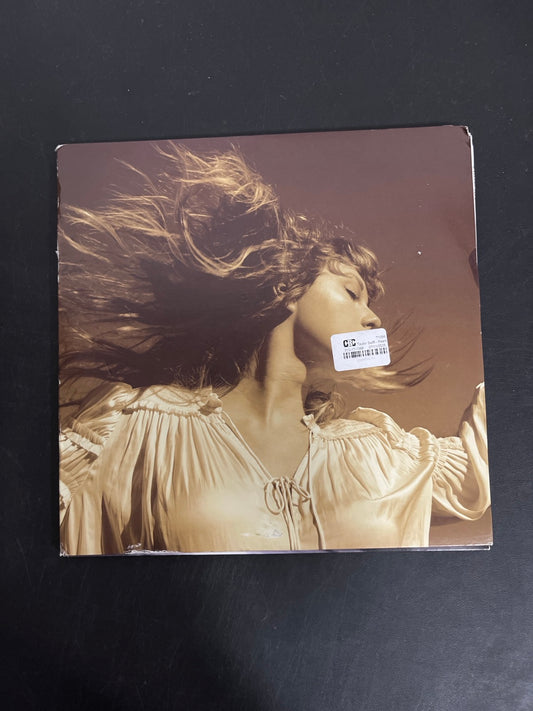 FRONT - Taylor Swift - Fearless (Taylor's Version) Red Numbered Vinyl USED NOT TESTED